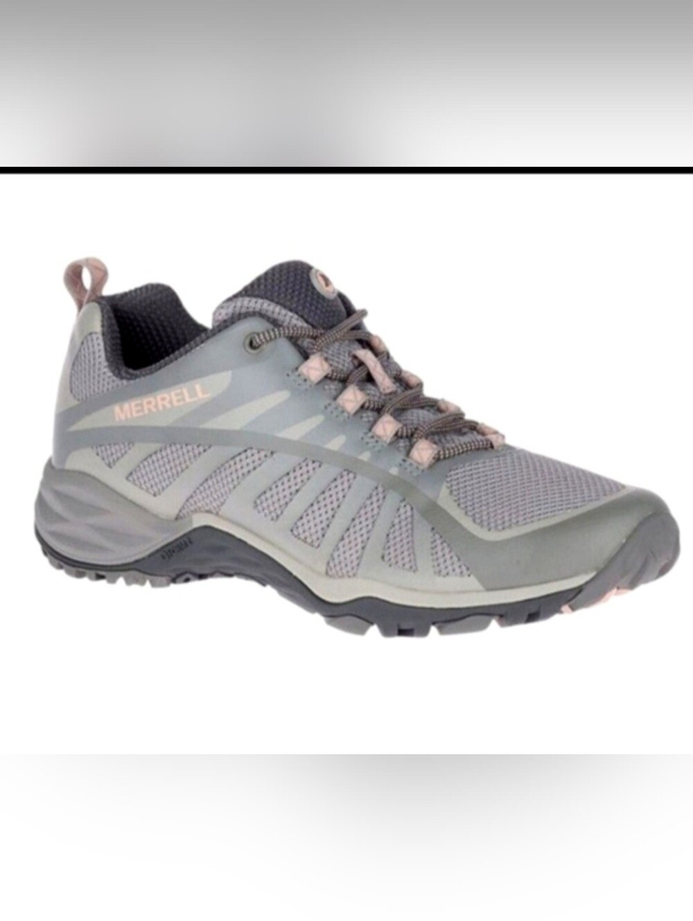 MERRELL SIREN EDGE HIKING SHOES LACE UP GRAY SIZE 10